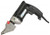 The KM-442 variable speed, 6.5 amp, double-cut shear easily cuts through 16 gauge C.R. mild steel and stainless to 18 gauge. The steel shear head has close cutting heavy duty blades that quickly cut through sheet metal, spiral pipe, metal doors and metal studs. Double cutting action provides maximum sheet usage without burring or buckling the material. At less than 5 pounds this KETT shear is both portable for location usage and durable for daily shop operations