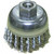 2 3/4"x5/8-11 Knotted Wire Cup Brush Stainless Steel