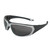 ERB NT2 Safety Glasses - Gray Frame - Smoke Anti-Fog Lens