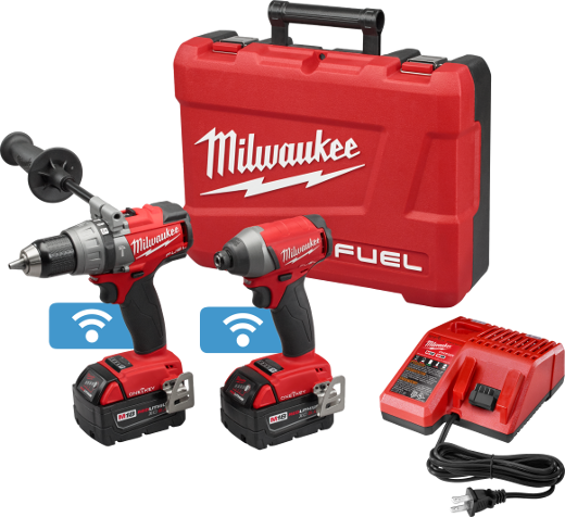 An Image of M18 FUEL 2-Tool Combo Kit with ONE-KEY - milwaukee tool combo kits