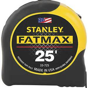Stanley 25' Fat Max Tape Measurer