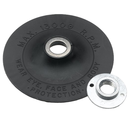 Bosch 4-1/2" Sander Backing Pad with Lock Nut - MG0450