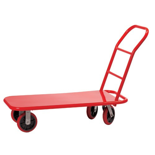 Steel Plate Flat Cart 22" X 47" Yellow(Shown as Red)