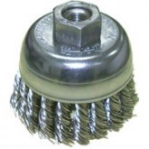 2 3/4"x5/8-11 Knotted Wire Cup Brush Steel