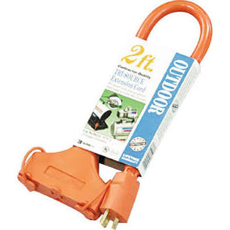 2' Tri-Tap Extension Cord