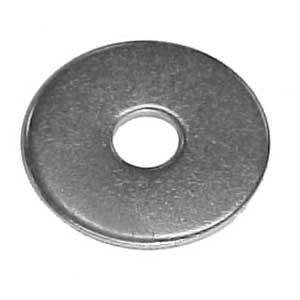 1/4 x 1 1/2" Zinc Plated Fender Washers (Thousand/Box)