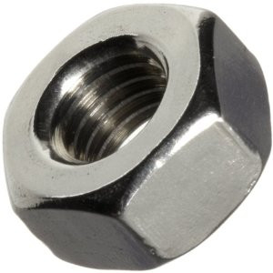 1/2" Zinc Plated Finished Hex Nuts (1000/Box)