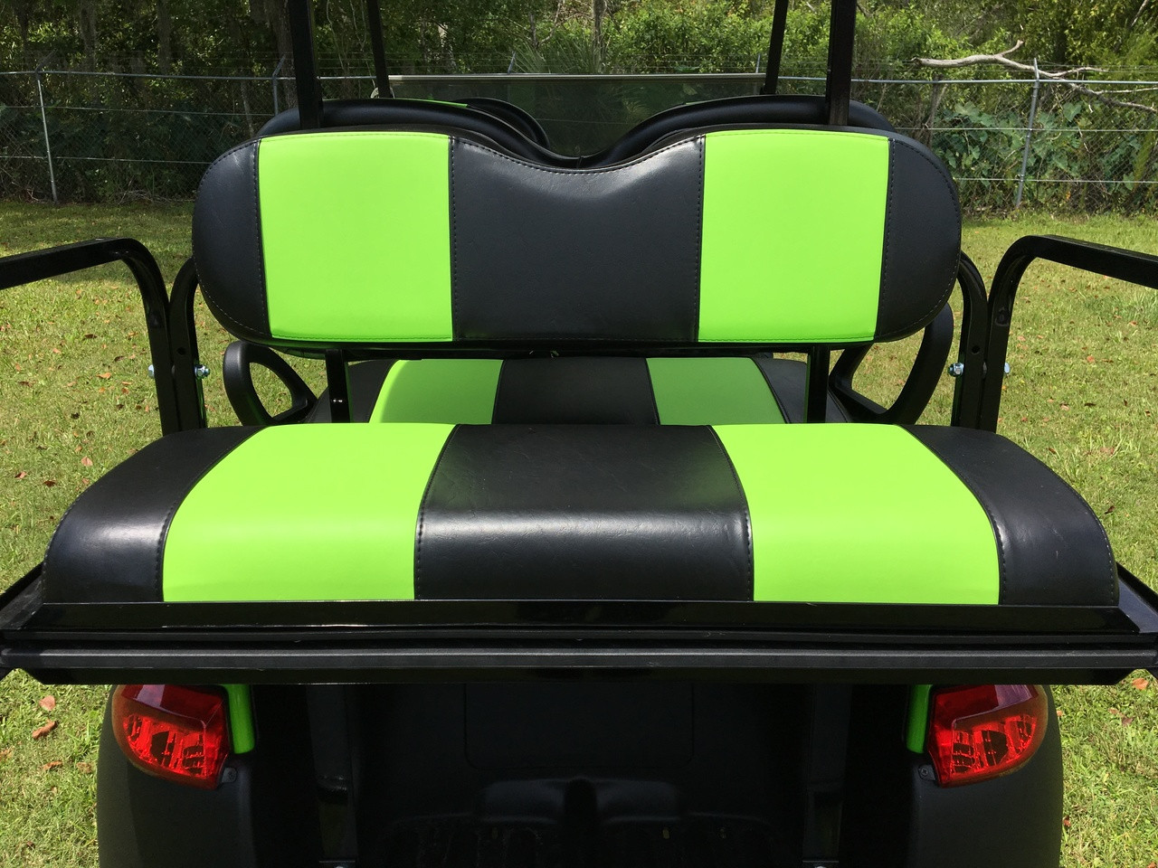 Club Car Precedent 4 Passenger Lifted Lime Green Golf Cart18LLG from