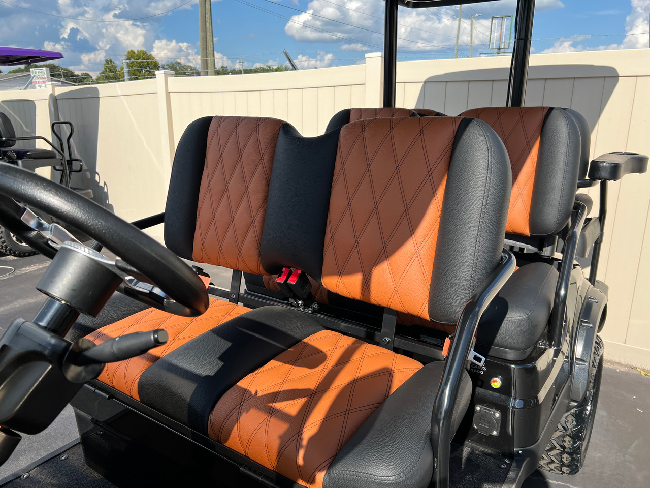 Custom Black Icon I60L Lifted Golf Cart - Performance Golf Carts