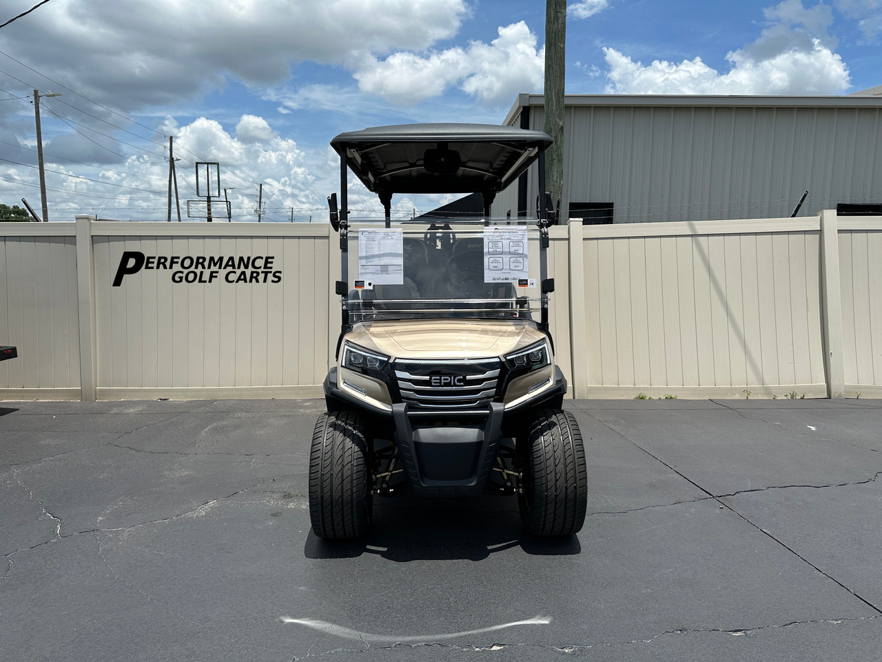 EPIC FX E40FX 4 Passenger Metallic Cashmere Golf Cart