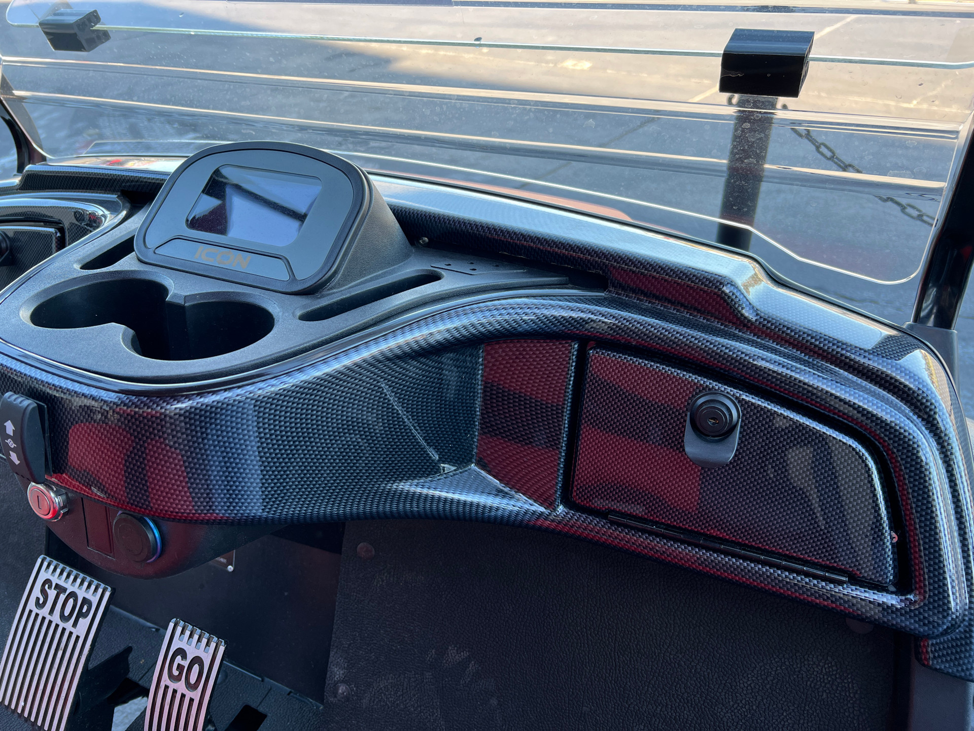 Icon Golf Bag Attachment for Rear Facing Seats Performance Golf Carts