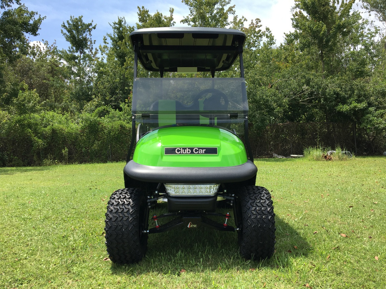 Club Car Precedent 4 Passenger Lifted Lime Green Golf Cart18LLG from