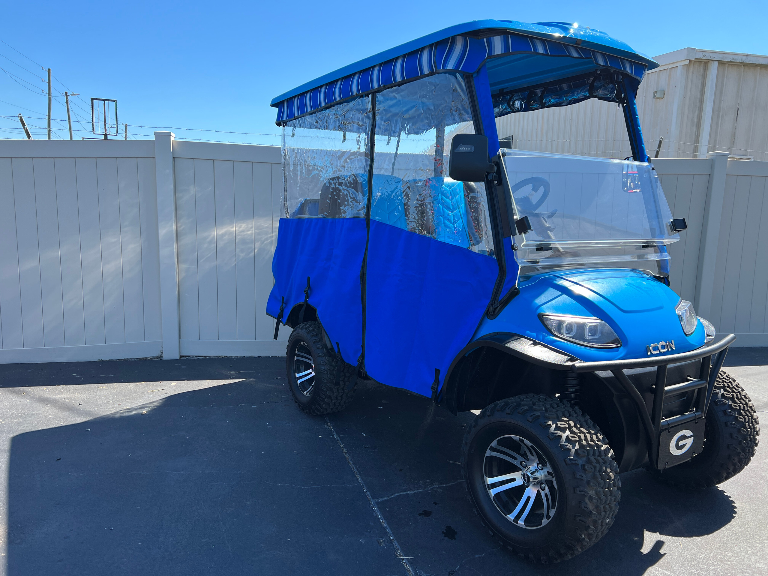 Icon Golf Bag Attachment for Rear Facing Seats Performance Golf Carts