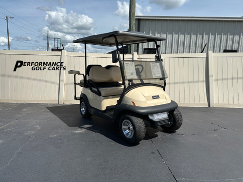 Club Car Precedent 4 Passenger Beige Golf Cart-#4251A