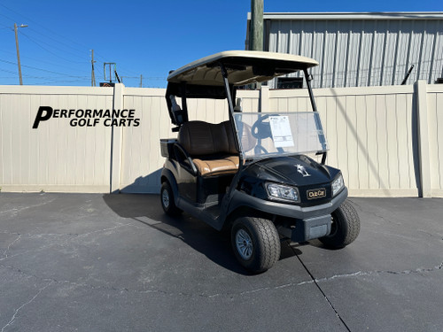 Club Car Tempo 2 Passenger Black Golf Cart-#4208A AS IS NO WARRANTY