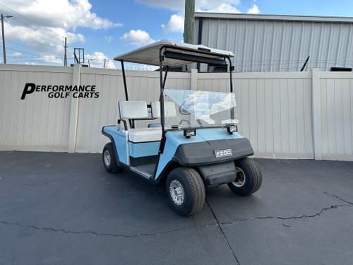 EZGO Marathon 2 Passenger Blue Golf Cart -#4218C AS IS NO WARRANTY
