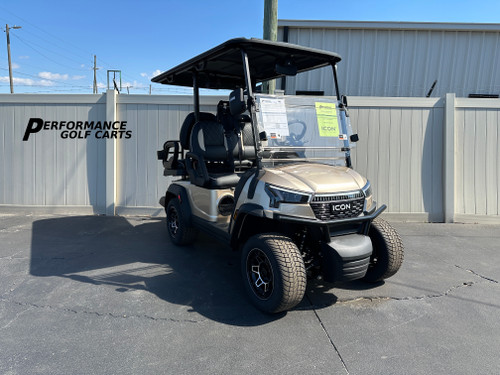 ICON i40X l 4 Passenger Champagne Golf Cart