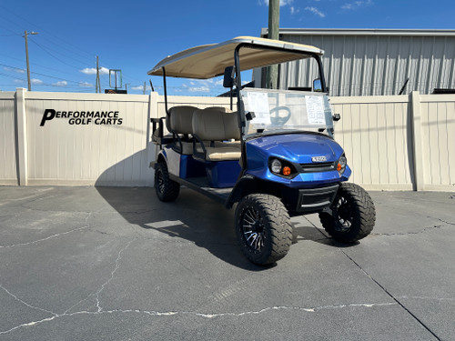 EZGO Express L6 l 6 Passenger Blue Golf Cart - #4562A