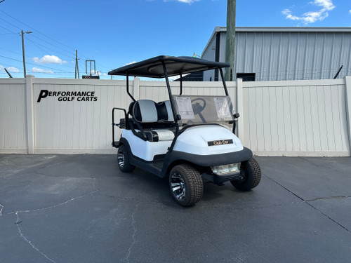 Club Car Precedent 4 Passenger White Golf Cart-#4432A