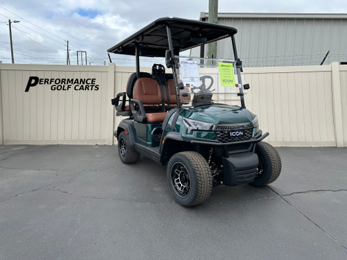 ICON i40X l 4 Passenger Forest Green Golf Cart