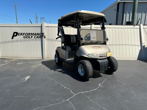 EZGO RXV 2 Passenger Gold Golf Cart -#4637A AS IS NO WARRANTY!