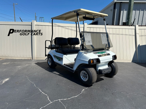 Club Car DS 4 Passenger White Golf Cart -#4634A