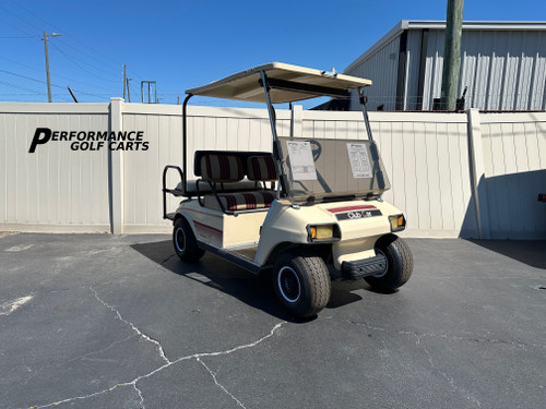 Club Car DS 4 Passenger Beige Golf Cart -#4603A