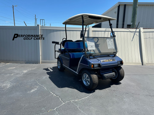 Club Car DS 4 Passenger Blue Golf Cart -#4557A