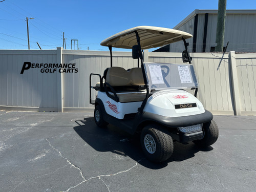 Club Car Precedent 4 Passenger White Golf Cart-#4612A