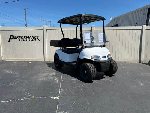 EZGO RXV 2 Passenger White Cargo Golf Cart 