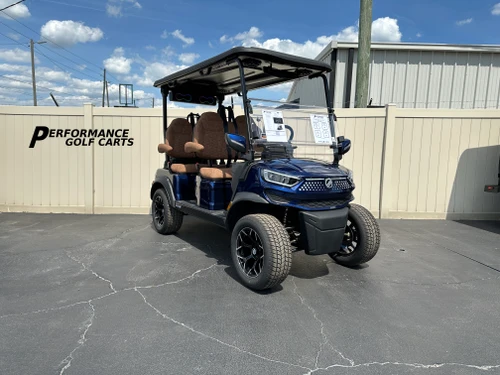 MADJAX Ascent 4 Passenger LITHIUM Santorini Blue Golf Cart