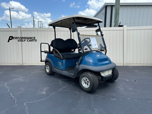 Club Car Precedent 4 Passenger Blue Golf Cart -#4689A AS IS NO WARRANTY