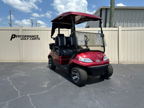 Used Advanced EV 2 Passenger Burgundy Golf Cart-#4836A