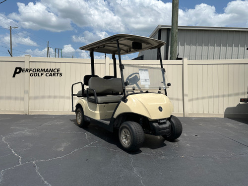Yamaha Drive 4 Passenger Beige AS IS Golf Cart-#830A AS IS NO WARRANTY