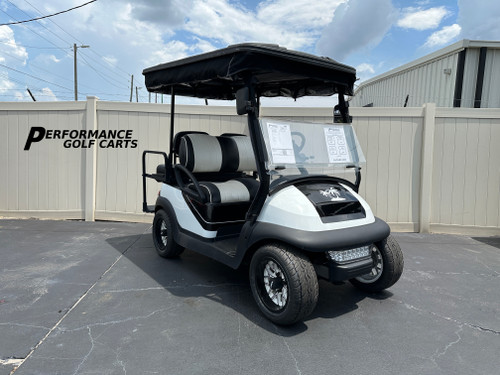 Club Car Precedent 4 Passenger White Golf Cart -#4734B