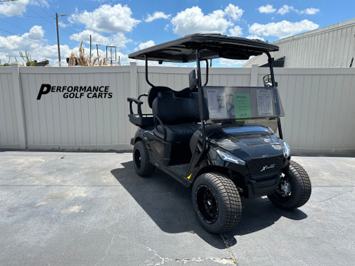 MADJAX X Series Storm 4 Passenger Black Golf Cart-#3715