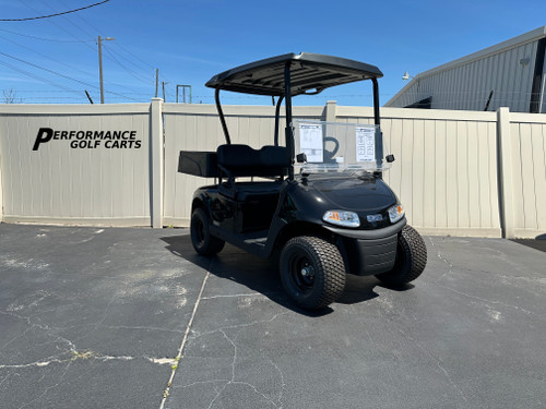 EZGO RXV 2 Passenger Black Cargo Golf Cart 