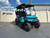 Denago EV Rover XL 4 Passenger Aqua Lifted Golf Cart