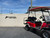 Club Car DS 4 Passenger Red Lifted Golf Cart -#4553A