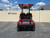 ICON i40FL 4 Passenger Stretch Lifted Burgundy Golf Cart