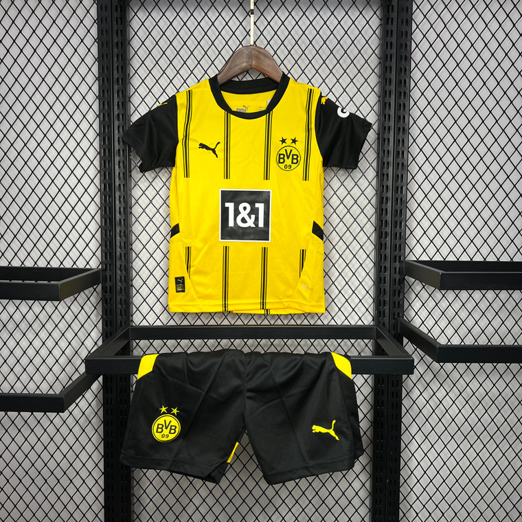 Kids Kit Borussia Dortmund 24-25 Home Jersey