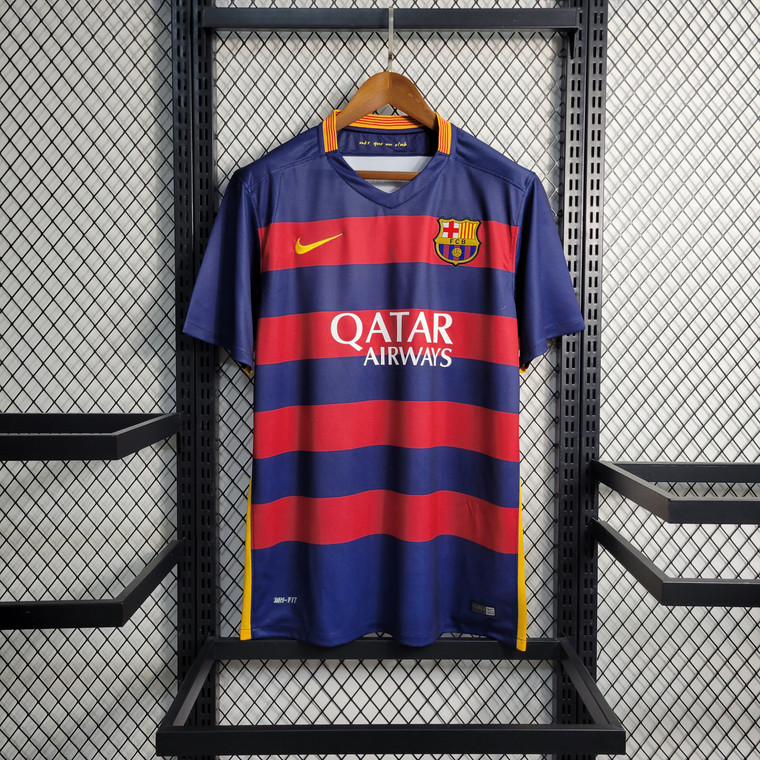 Retro FC Barcelona 15/16 Home Jersey