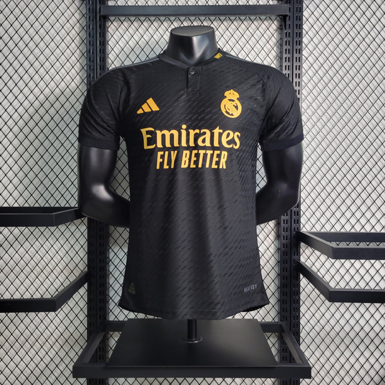 Real Madrid Black 23/24 Player Version Jersey