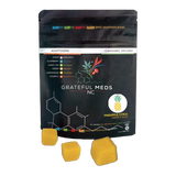 Grateful Meds | Functional Mushroom Canna Gummy | Pineapple Citrus | CBD + THC + Immunity Blend | 10 Count