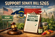 Senate Bill S265 in North Carolina: What It Means for Hemp, THC, and Consumer Access