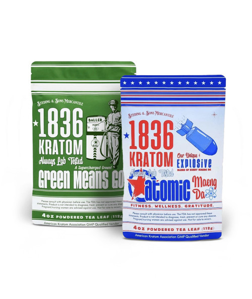 Steding & Sons 1836 Kratom 4oz Powdered Leaf - bundle 2