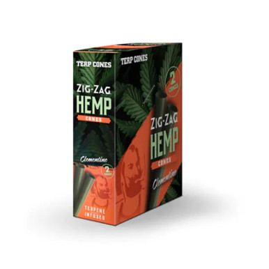 Zig Zag | Terpene Infused | Hemp Cones | Clementine