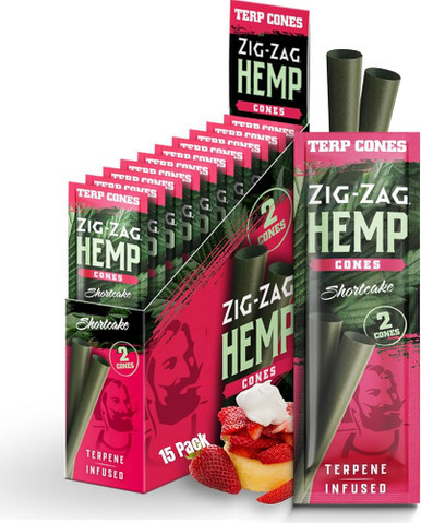 Zig Zag | Terpene Infused | Hemp Cones | Shortcake