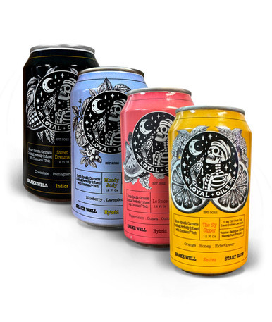 Loyal Oils | Canned Mocktails | Delta 9 Live Resin | 12oz | 10mg
