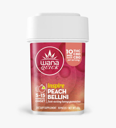 Wana Quick | Gummy | 100mg | THC + CBD/G | Inspire